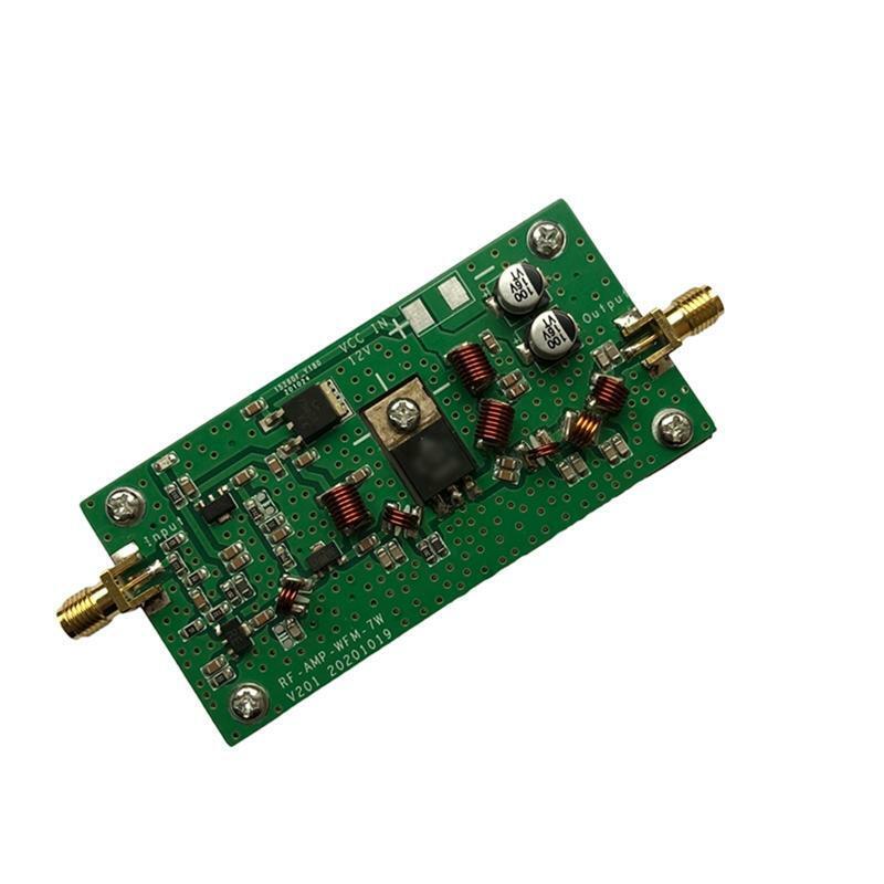 7W 65mhz-110MHz FM Radio Transmitter RF Power Amplifier Frequency 1mW DC 12V