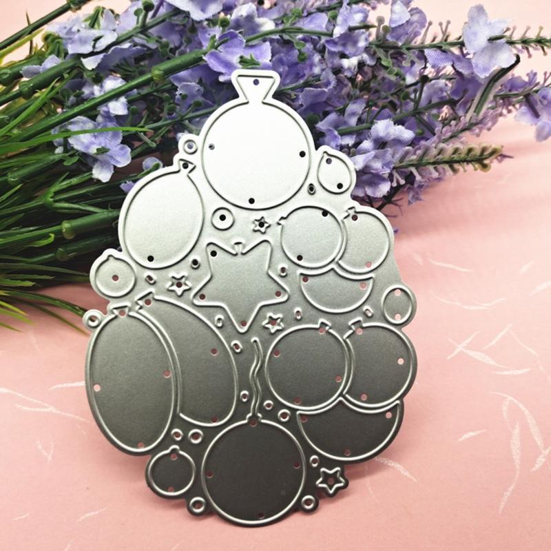 Balloon Star Metal Cutting Dies Stencil Scrapbooking DIY Album Stamp Paper Card