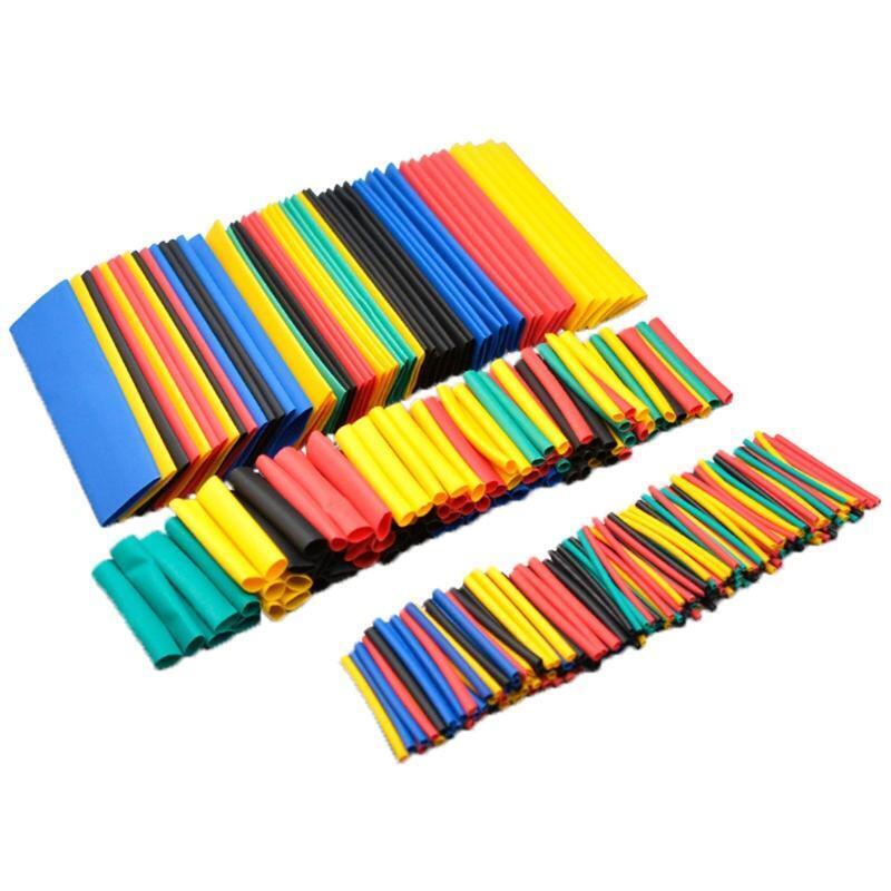 164 Pieces/Set Heat Shrink Tube Kit Insulation Sleeving Shrink Ratio 2:1