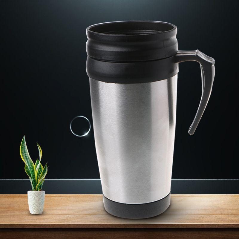 New 500ML Thermos Stainless Steel Insulated Coffee Tea Travel Car Mug Cup Travel