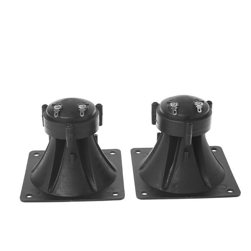 2 Packs High Power Horn Audio Tweeter System Circular Piezo Tweeter 85mm