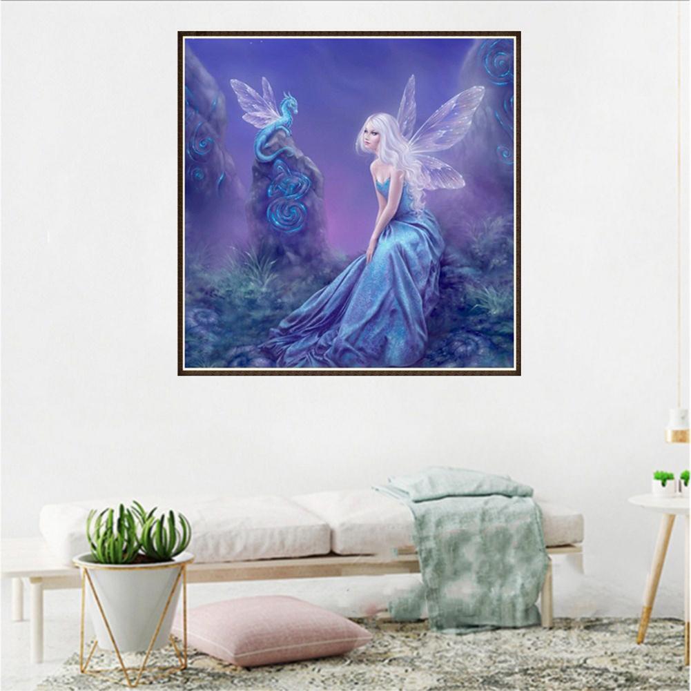 Elf Girl Round Diamond Painting Embroidery DIY Needlework Cross Stitch Set