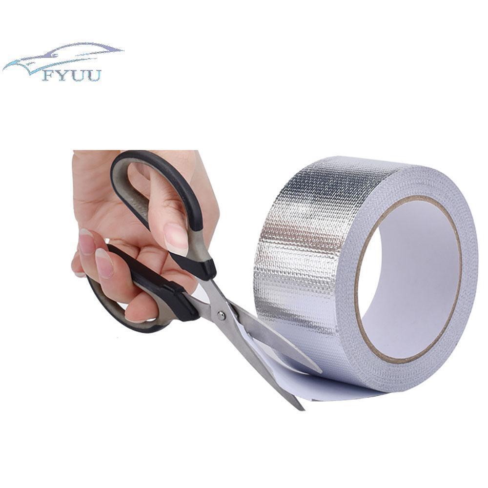 1 Roll 5m x 5cm Exhaust Manifold Titanium Heat Wrap Insulation Tape Thermal Wrap