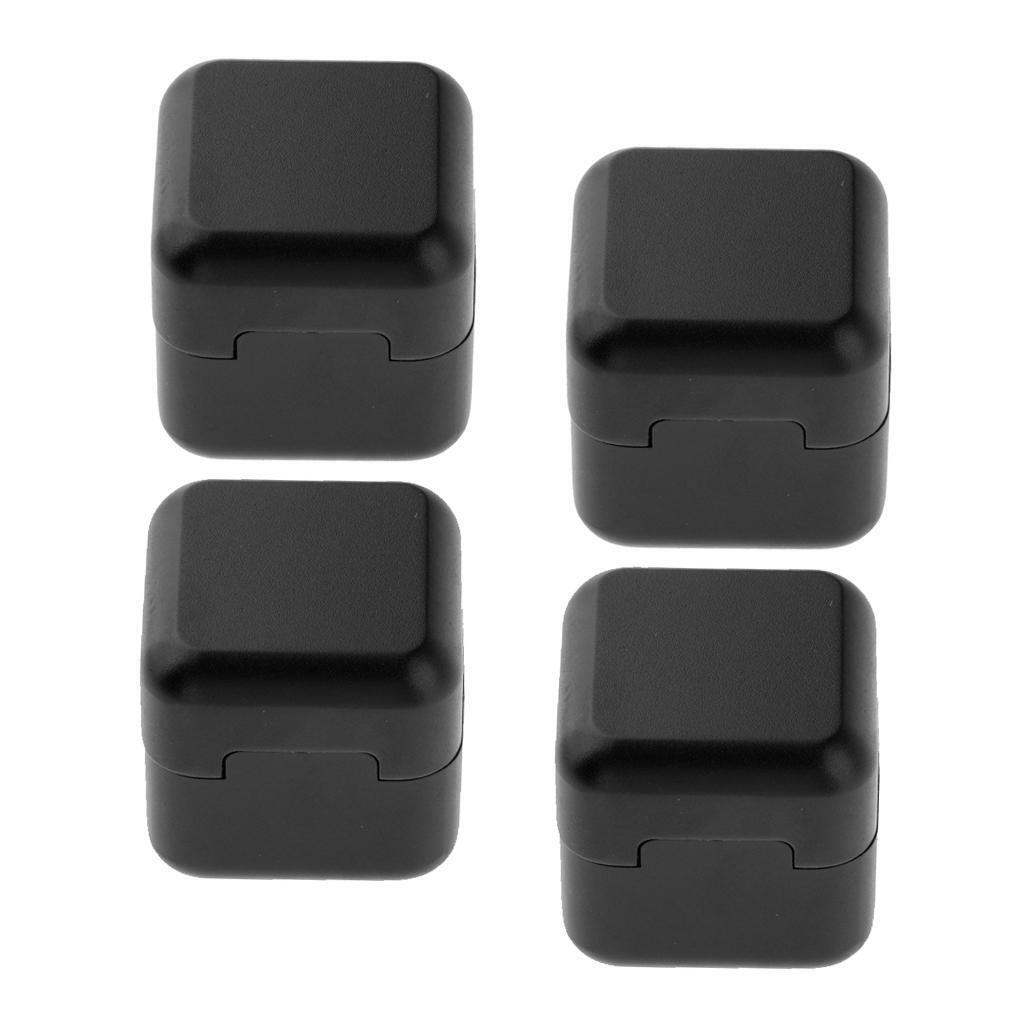 4x Aluminum Billiards Pool Cue Chalk Holder Snooker Stick Tip Chalk Case