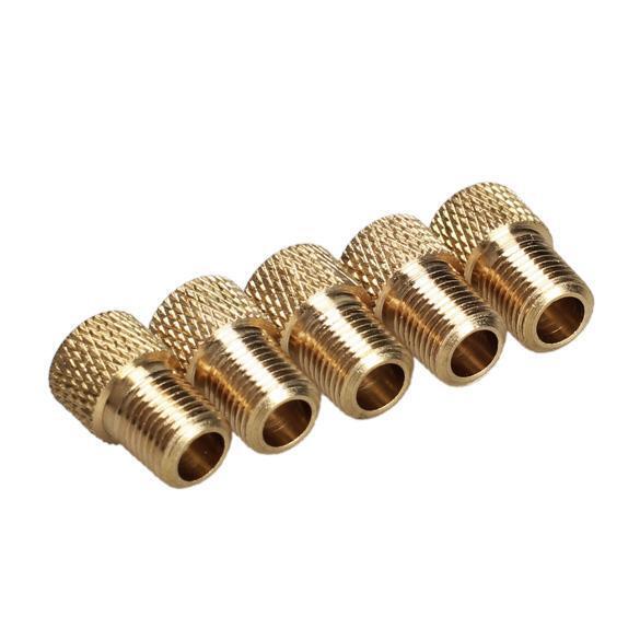 5x Converter Presta to Schrader Bicycle Bike Valve Adaptor Tube Pump Tools
