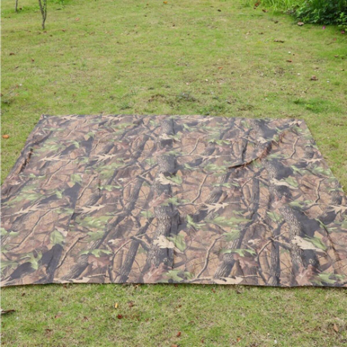 2pcs Camping Tarp Waterproof Picnic Mat Multifunctional Hiking Backpacking