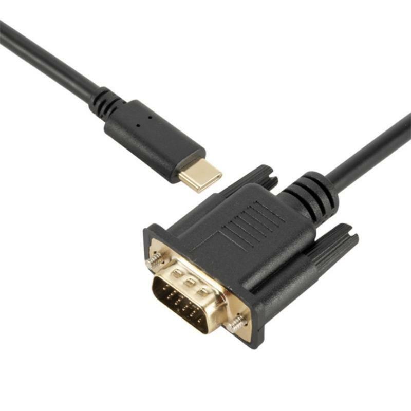Data Sync Accessories Type-C to VGA Converter USB-C to VGA Adapter Data Cable
