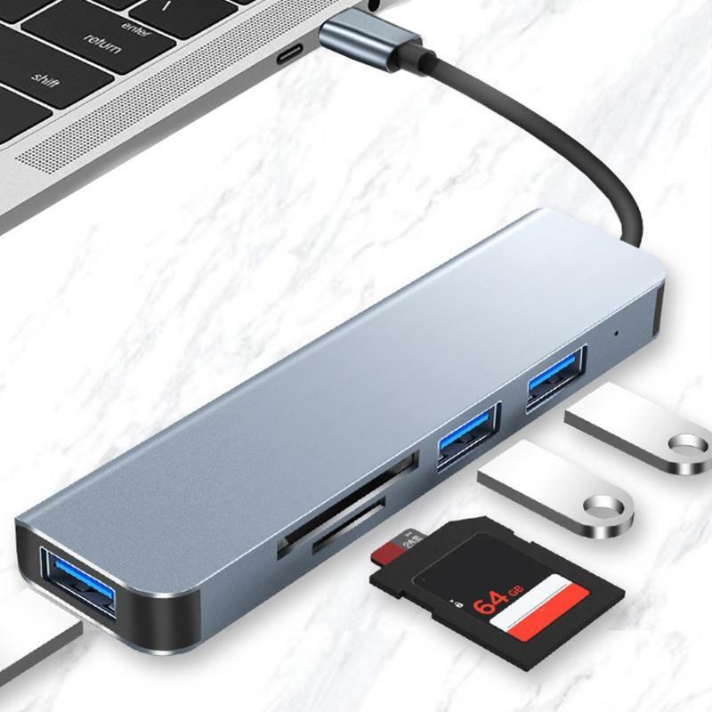 Upgrade New 5-in-1 Type C USB3.0 2.0 Solid State Disk Hub Multi-Function SSD