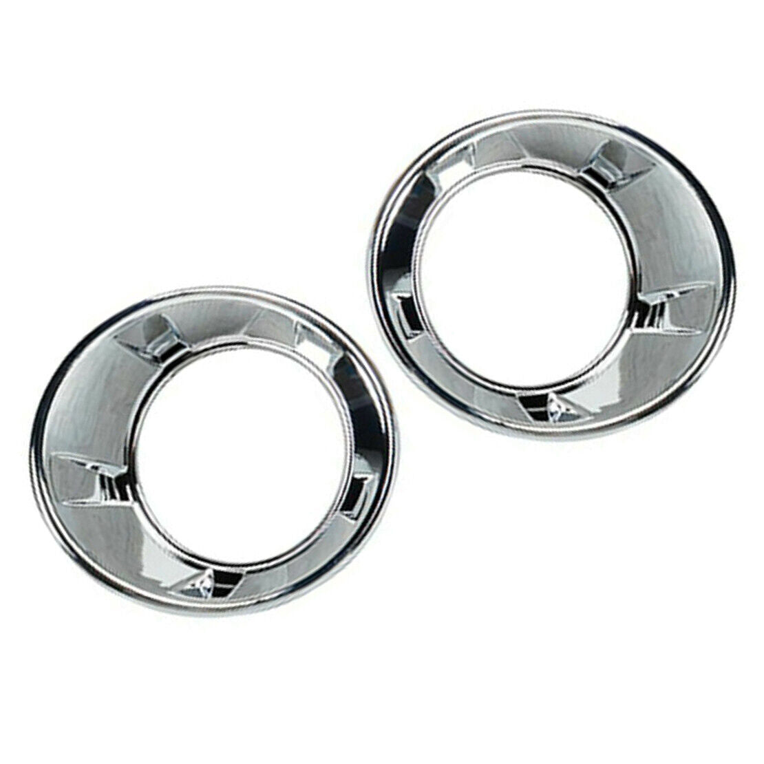 1Pair Chrome Front Fog Light Lamp Cover Trim Fit for Chevrolet Camaro 2010-2015