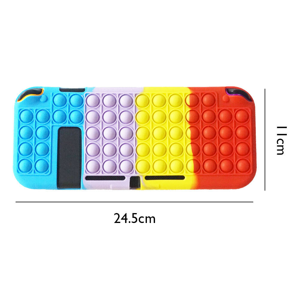 Silicone Soft Protective Cover for NS Switch Console Push Bubble Case (5)