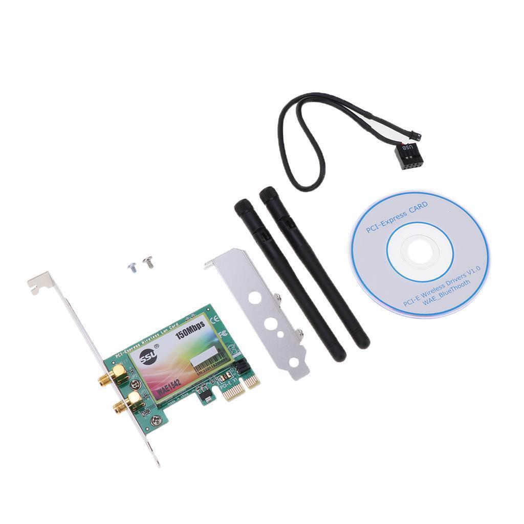 150Mbps USB WiFi Adapter 2,4G for Laptop PC XP/Win7/Win8/Win8.1/Win10
