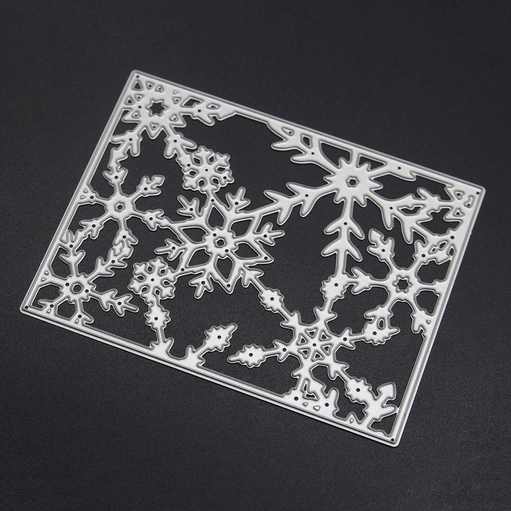 Snowflake Cutting Die Stencil Embossing Scrapbooking Album Craft Frame