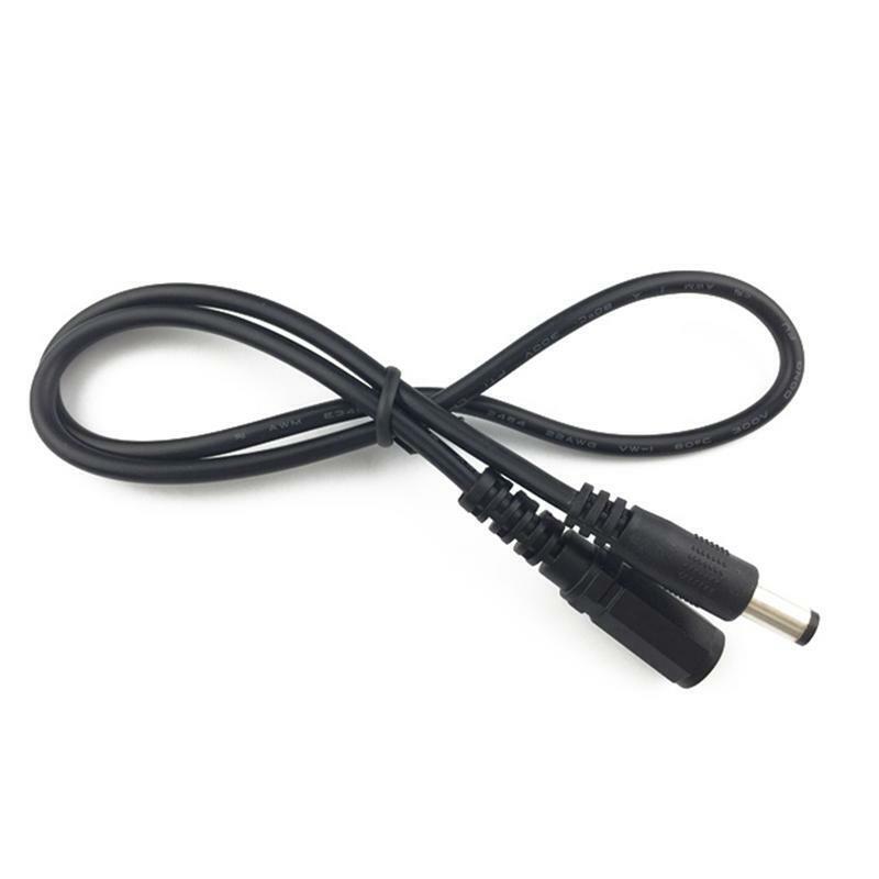 1M DC 5.5mm x 2.1mm Power Male to Female Barrel Plug Connector Extension Cable