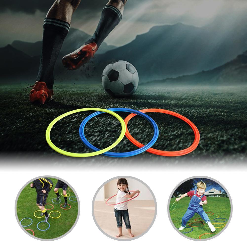 5pcs Football Soccer Speed Agility Rings Sport Training Equipment (30cm)