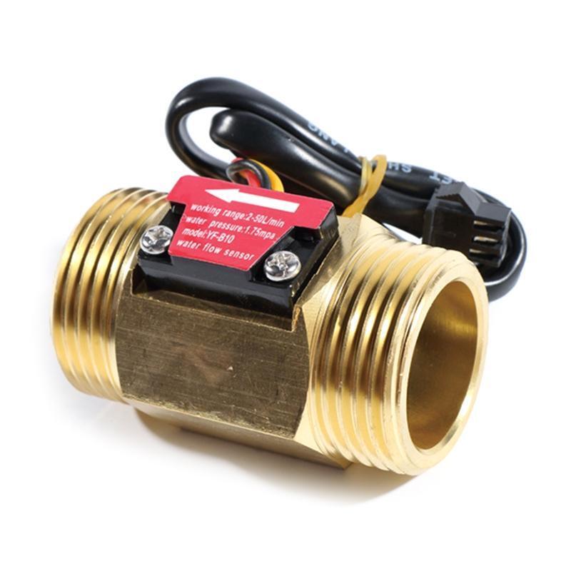Upgrade Quality Brass Water Flow Switch 1 Inch Water Flow Sensor 2-50L/min