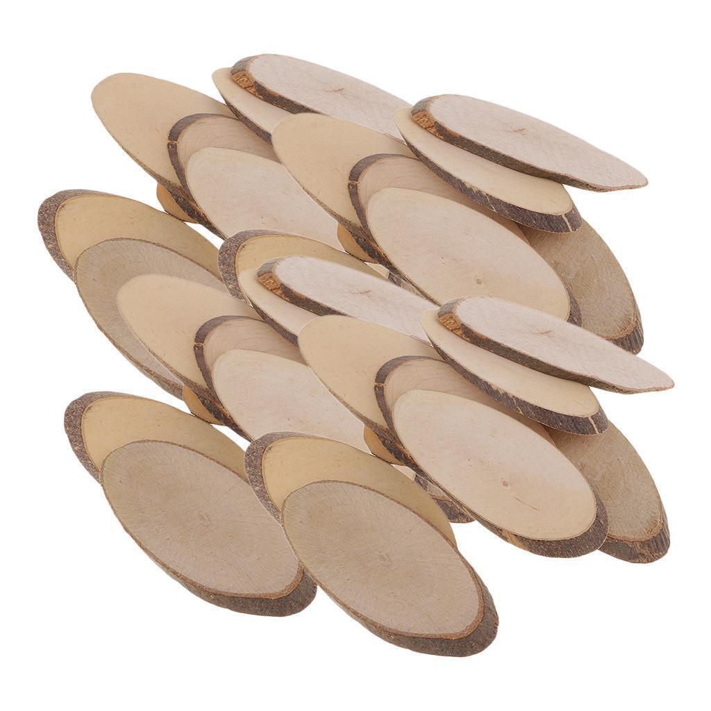 40Set  Natrual Wooden  for Centerpieces Party  Ornaments