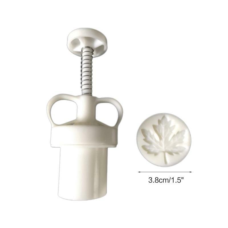 25g Maple Leaf Stamps Pastry Moon Cake Mold Thickness Adjustable Durable Baking