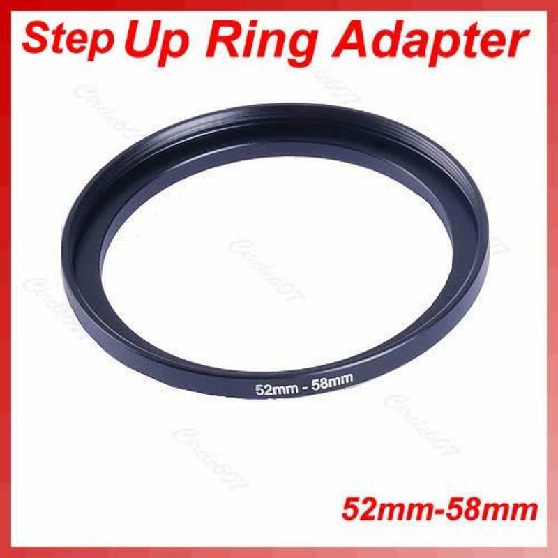 Metal 52mm-58mm Step Up Filter Lens Ring Adapter 52-58 mm 52 to 58 Stepping