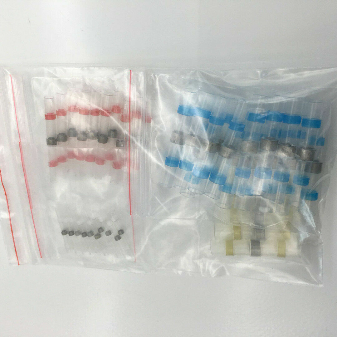 40pcs 4 Size Solder Sleeve Heat Shrink Tube Wire Terminals Connectors Waterproof