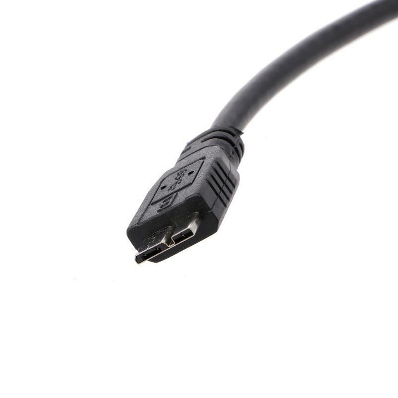USB 3.0 Male To Type A Micro B Male Y Splliter Extension Cable For Hard Drive