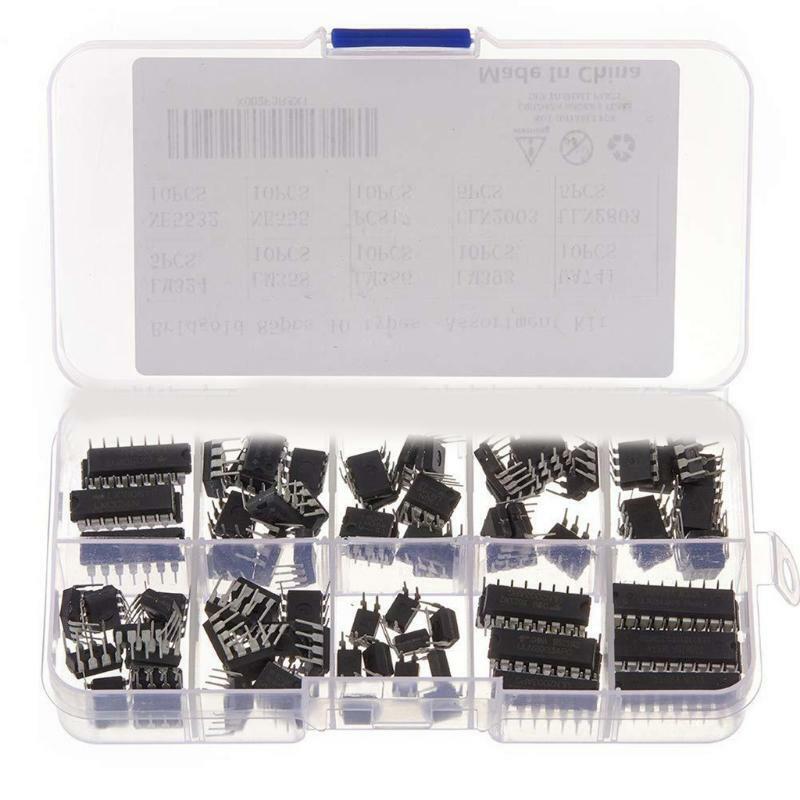 IC Chips NE555 PC817 ULN2003 ULN2803 LM324 LM358 LM386 LM393 UA741 NE5532 85pcs