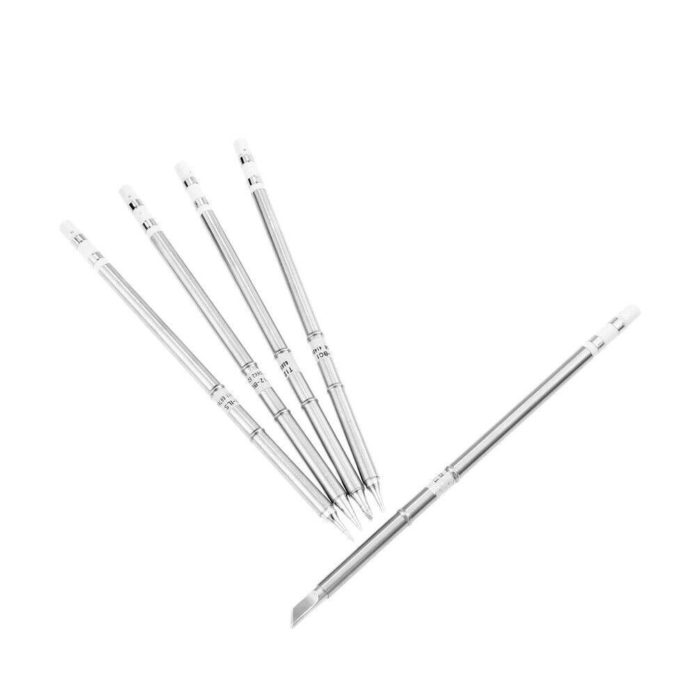 Replace T12 Solder Iron Tips T12-ILS T12-BC1 T12-D24 T12-K T12-BL For Hakko 5pcs