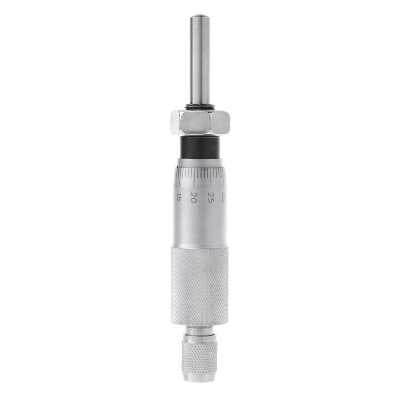Round Needle Type Thread Micrometer Head Measurement Measure Tool 0 - 25mm Range