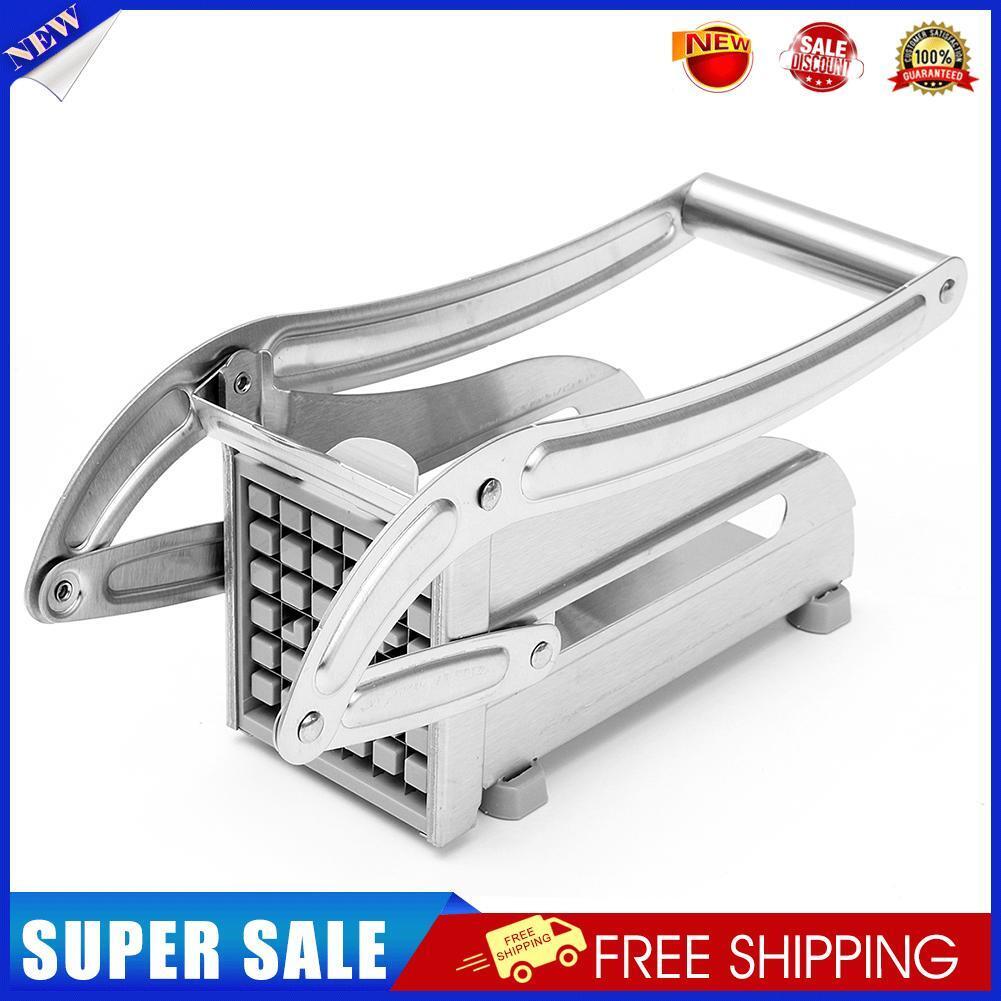 Stainless Steel French Fries Making Tool Potato Chips Strip Slicer Cutter