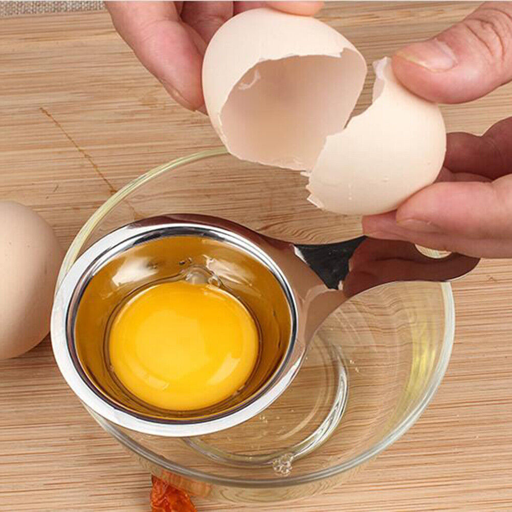 Stainless Steel Egg Yolk Filter Egg Divider Sieve Seperator Baking Gadgets