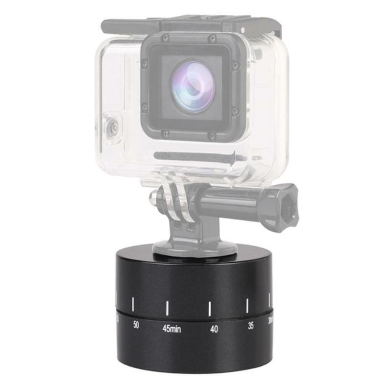 For GoPro360 Action Camera Stabilizer Rotating Panorama Tripod Head Time Lapse