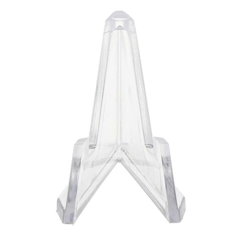 5pcs Acrylic Stands Mini Coin Display Stand Easel Holder Rack Shelf for Medals