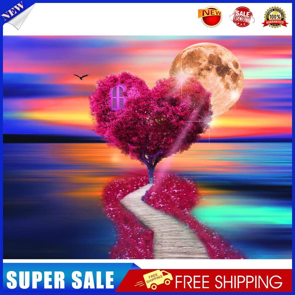 Heart Tree DIY Rhinestone Mosaic Picture Full Drill Diamond Painting Kit