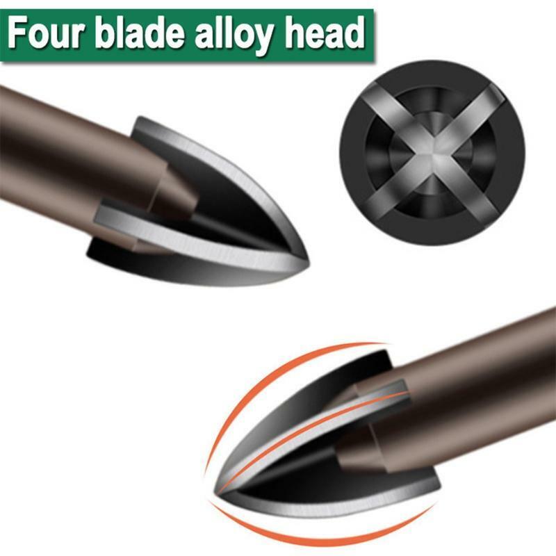 5 Pcs Anti-Crack Tile Drilling Tool Set for Drilling Wood Stainless Steel