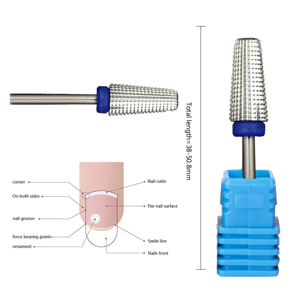 2pcs Salon Rotary Manicure Buffing   for Sharpening Reshaping