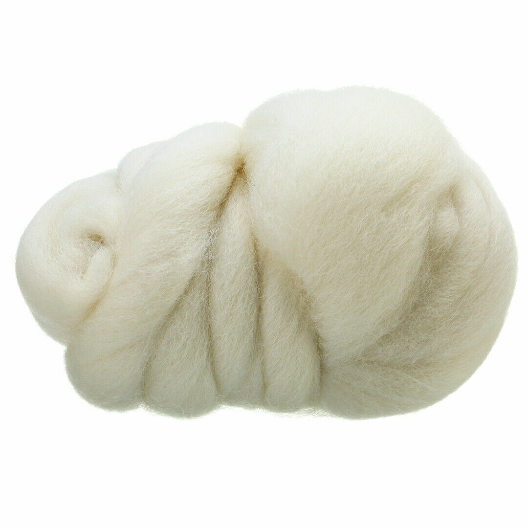 Needlefelting Wool Corriedale Top Roving Dyed Spinningss Wet Felting Fiber New