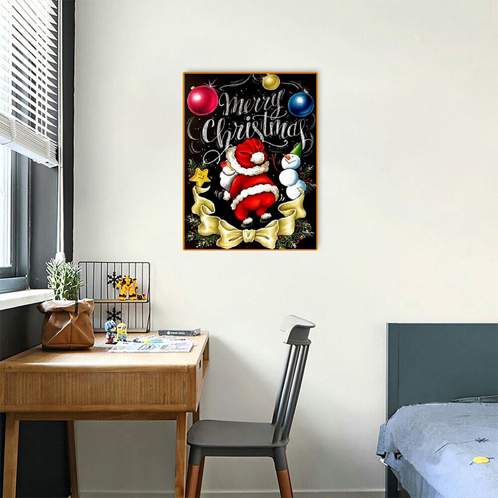 DIY 5D Diamond Painting Full Square Santa Claus Handmade Picture Home Decor
