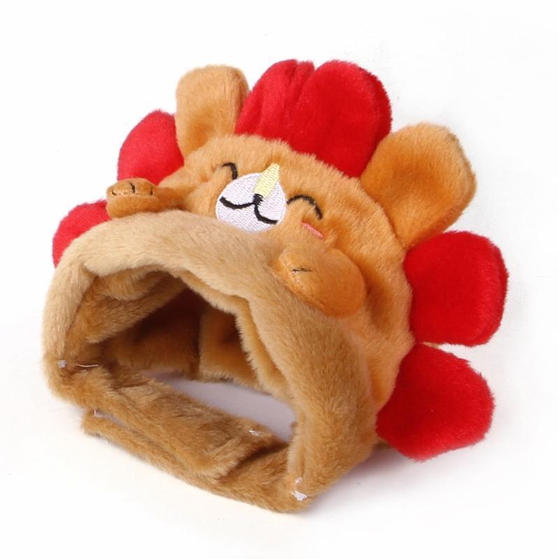 Pet Cap Cartoon Hedgehog Hat Costume Party Accessories for Cats and Small Dogs