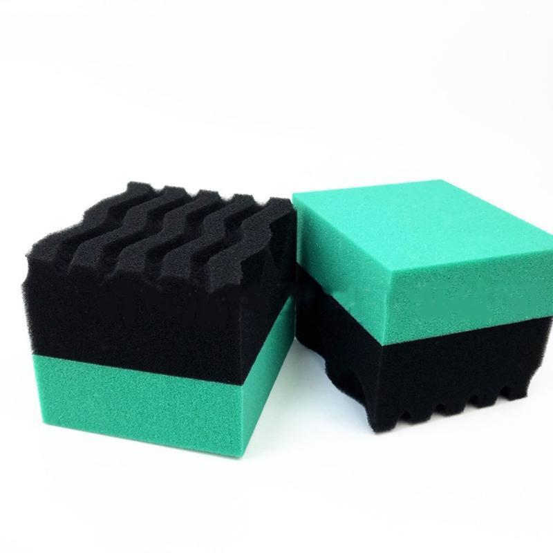 Contoured Tire Wipe Sponge Washing Tool Portable Vehicle Home Cleaning Helper