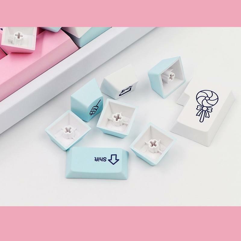 Thick PBT Keycaps 137 Japanese Sweet Girls Acid House for Mechanical Keyboard