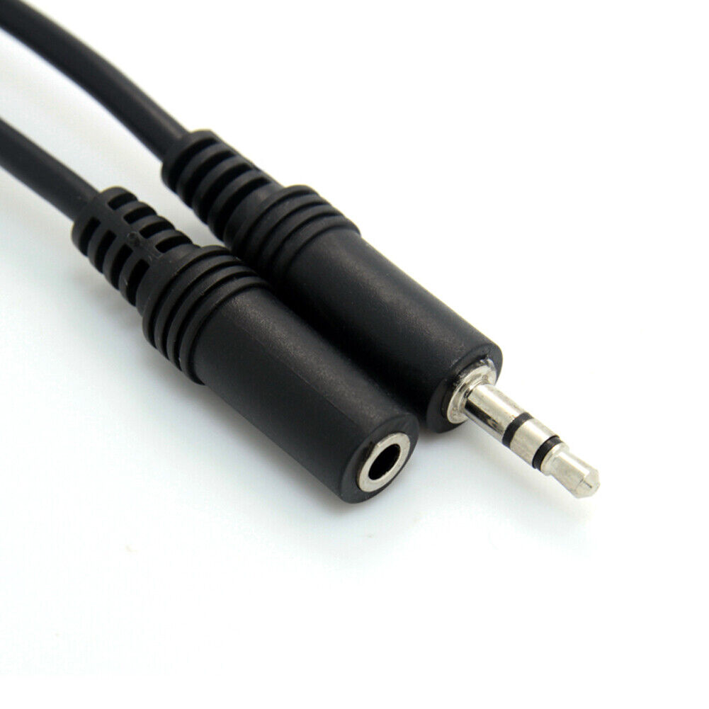10ft 3.5mm 1/8 Stereo Audio Aux Headphone Cable Extension Cord Male to Fem