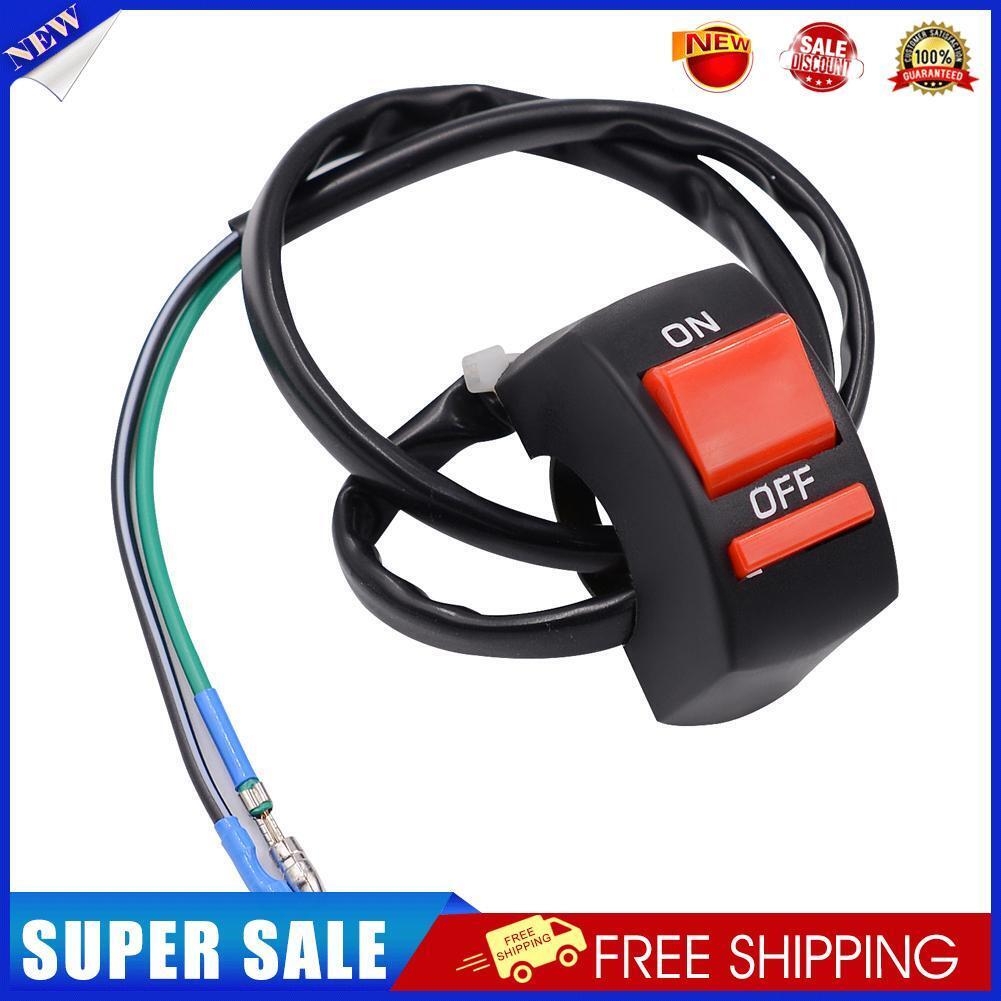 7/8" Universal Handlebar Motocycle Accident Hazard Light Switch ON/OFF