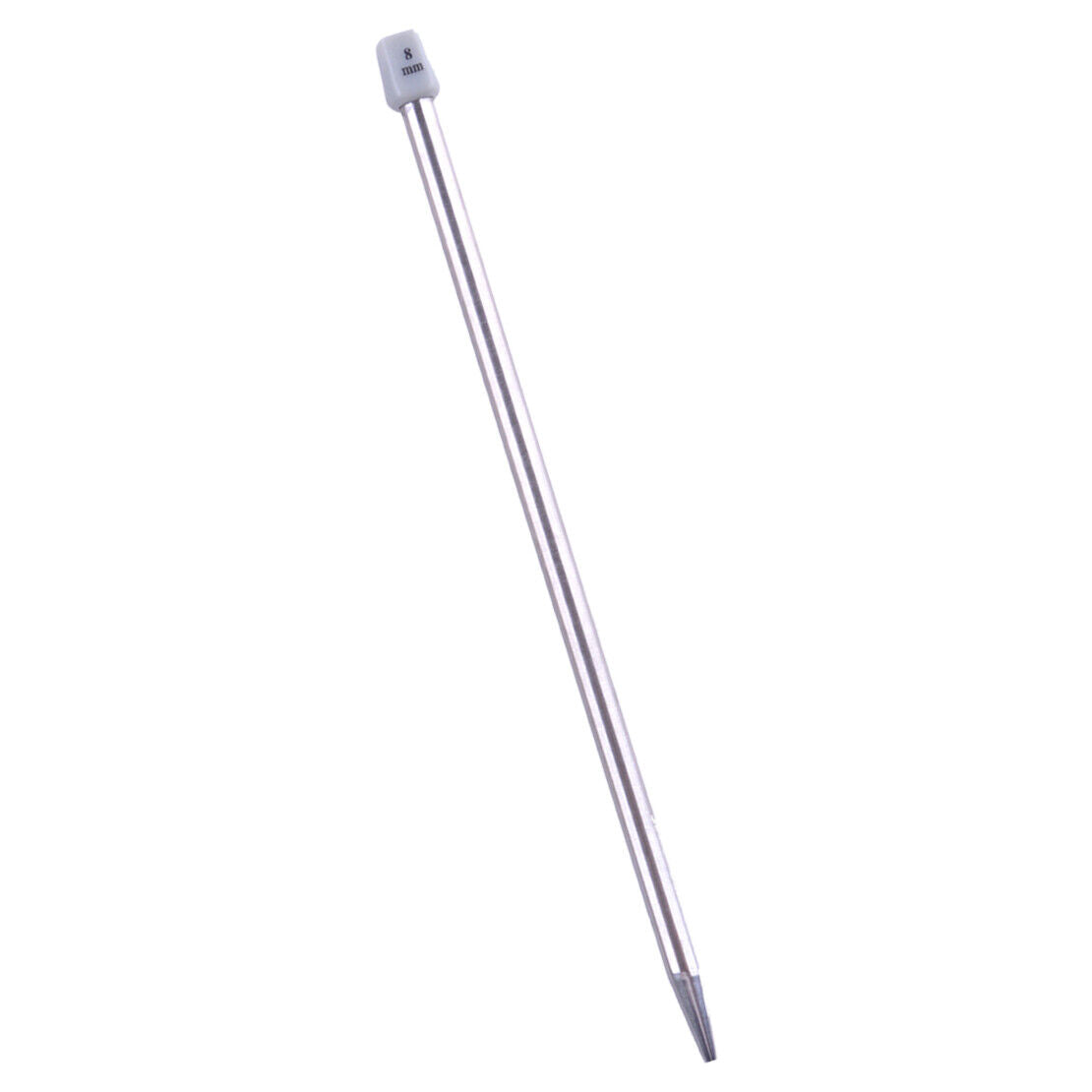 11Pair Stainless Steel Single Pointed Sweater Knitting Needles 2mm-8mm 25cm
