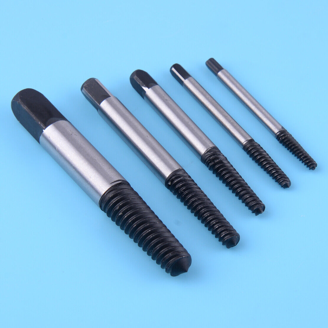 5x Screw Extractor Set Easy Out Drill Bits Guide Broken Screws Bolt Remover Li