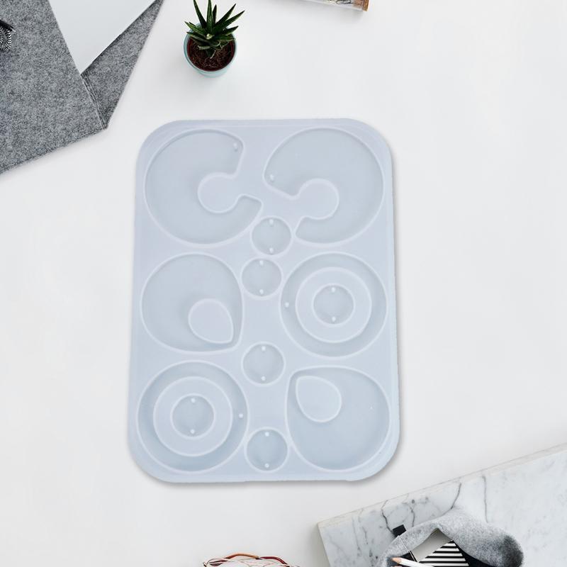DIY Craft Decoration Mold Keychain Mold Earrings Keychain Danglers Silicone Mold