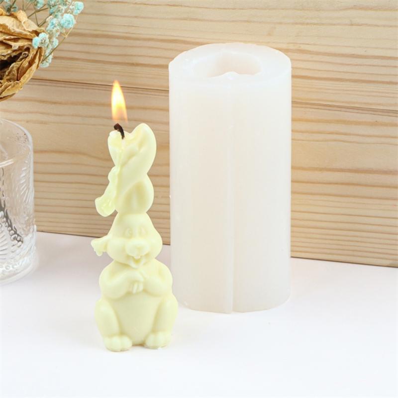 Buuny Craft Art Candle Silicone Mold for Candle Handmade Soap Desktop Ornaments