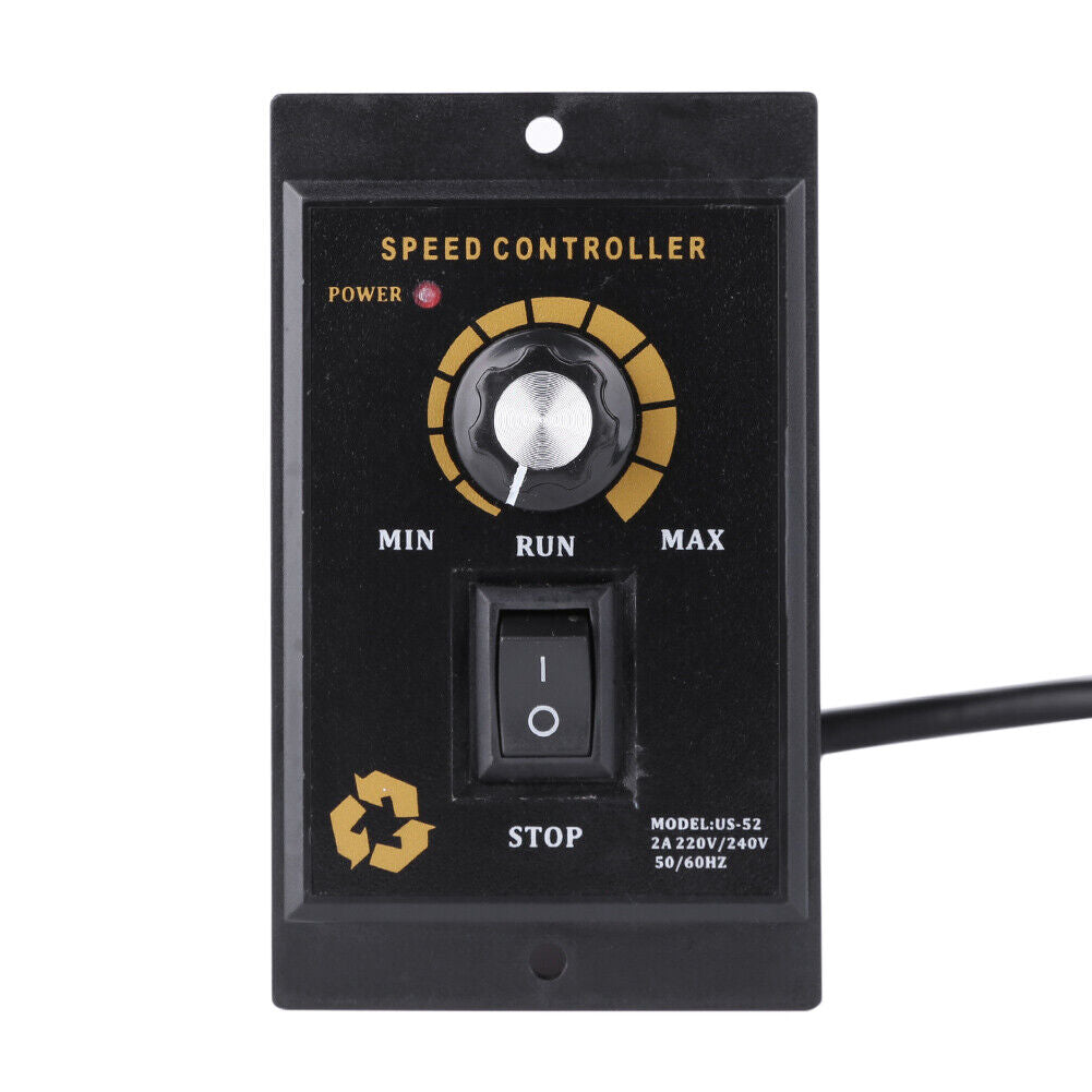 400W AC 220V Motor Speed Controller Pinpoint Regulator Forward and Backward