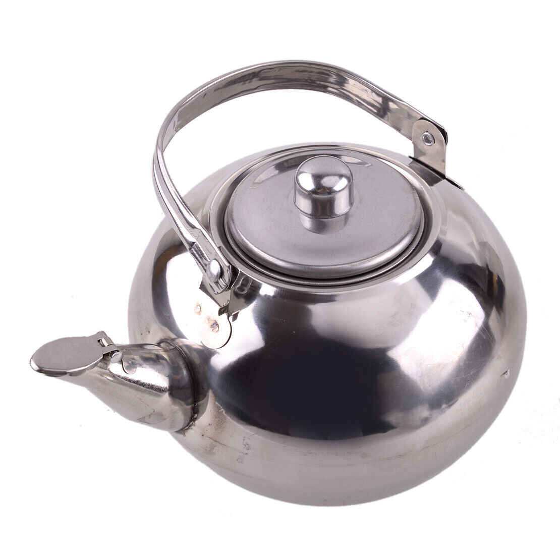 Stainless Steel Tea Kettle Tea Pot Teapot 1.2L For Outdoor Camping A4