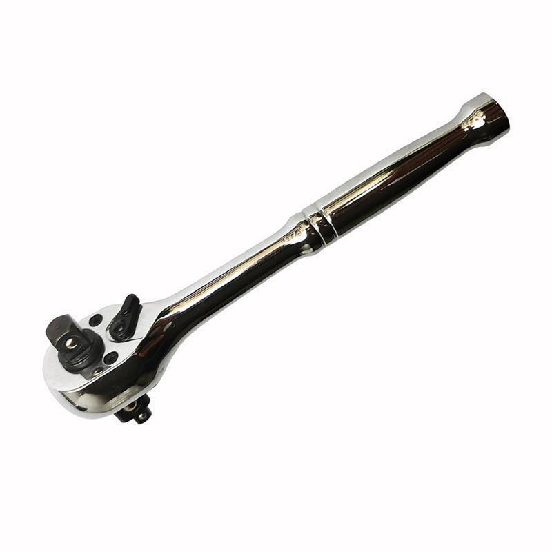 Upgraded Socket Wrench 1/4" 3/8" 1/2" Drive Ratchet Wrench Tool Professional