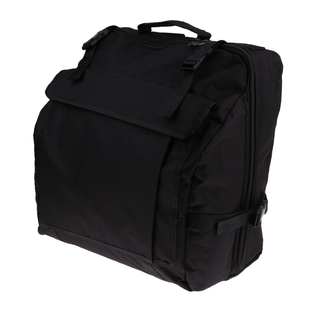 Durable Thick Padded 96 Bass Piano Accordion Case w/Accessory Pockets