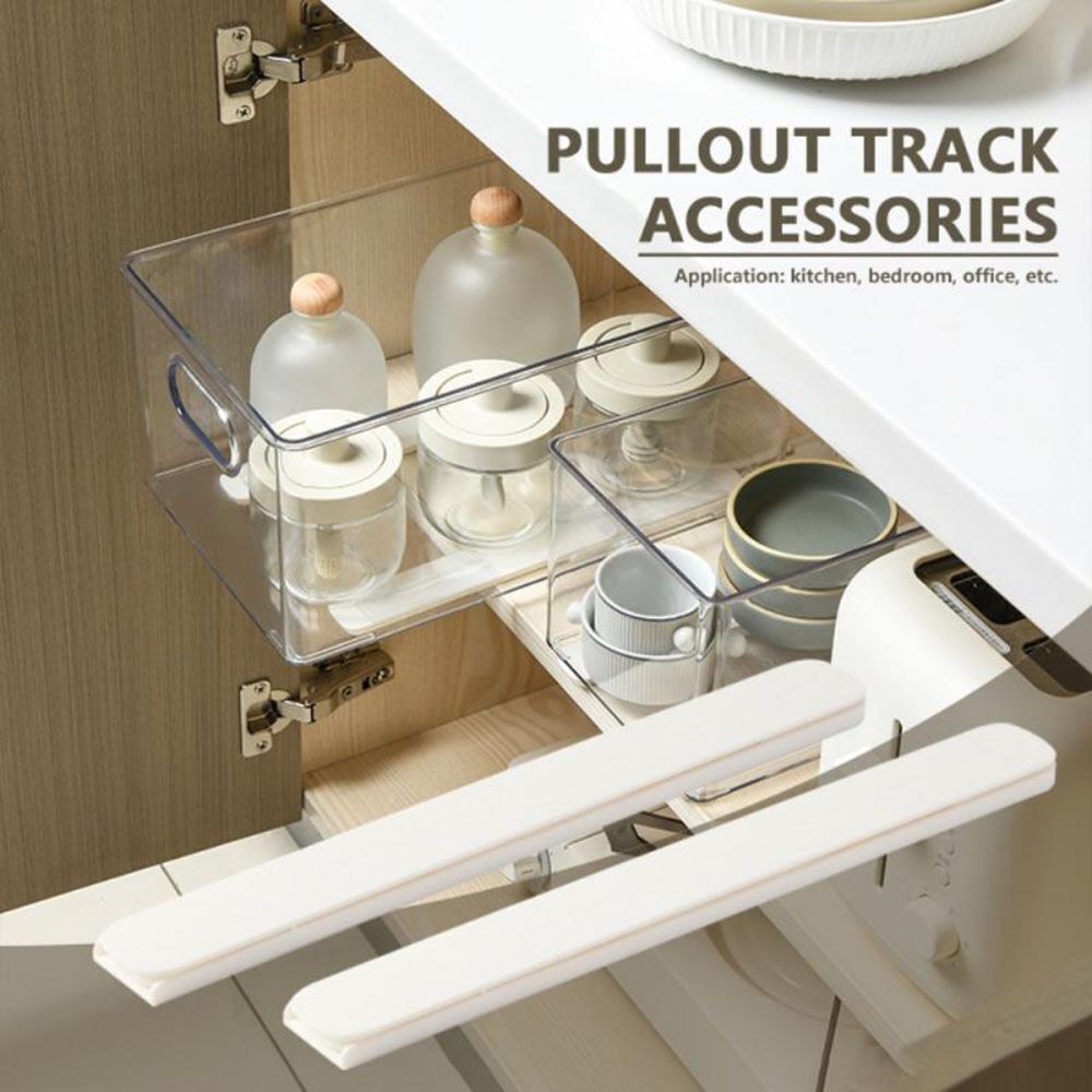 Paste Buffer Track Slide Steel Bearing Slides Basket Pull Track Drawer Slides